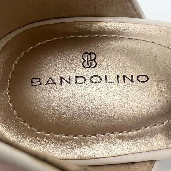 Bandolino White Wardell Pointed Closed Toe Heels Size 9 1/2 Women’s - Picture 4 of 11